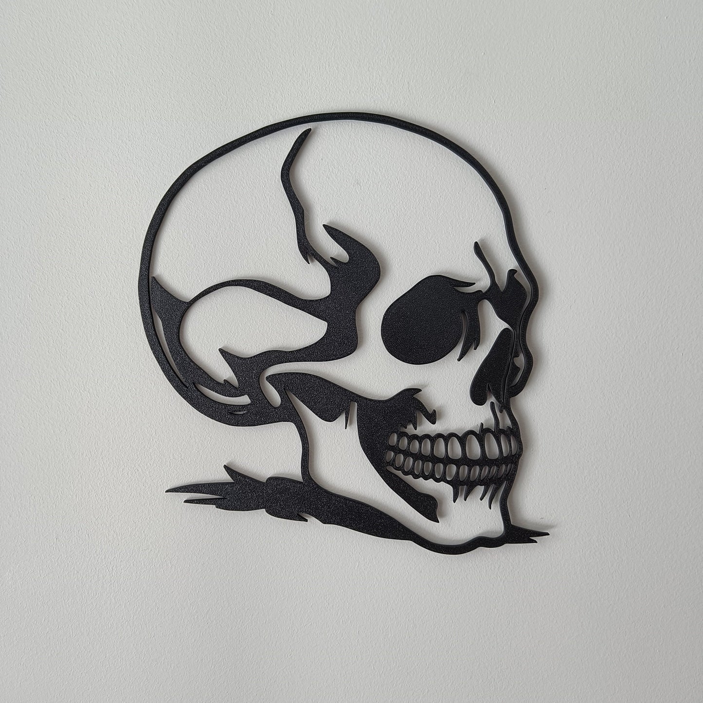 Skull Wall Art – Black | Modern Gothic Decor