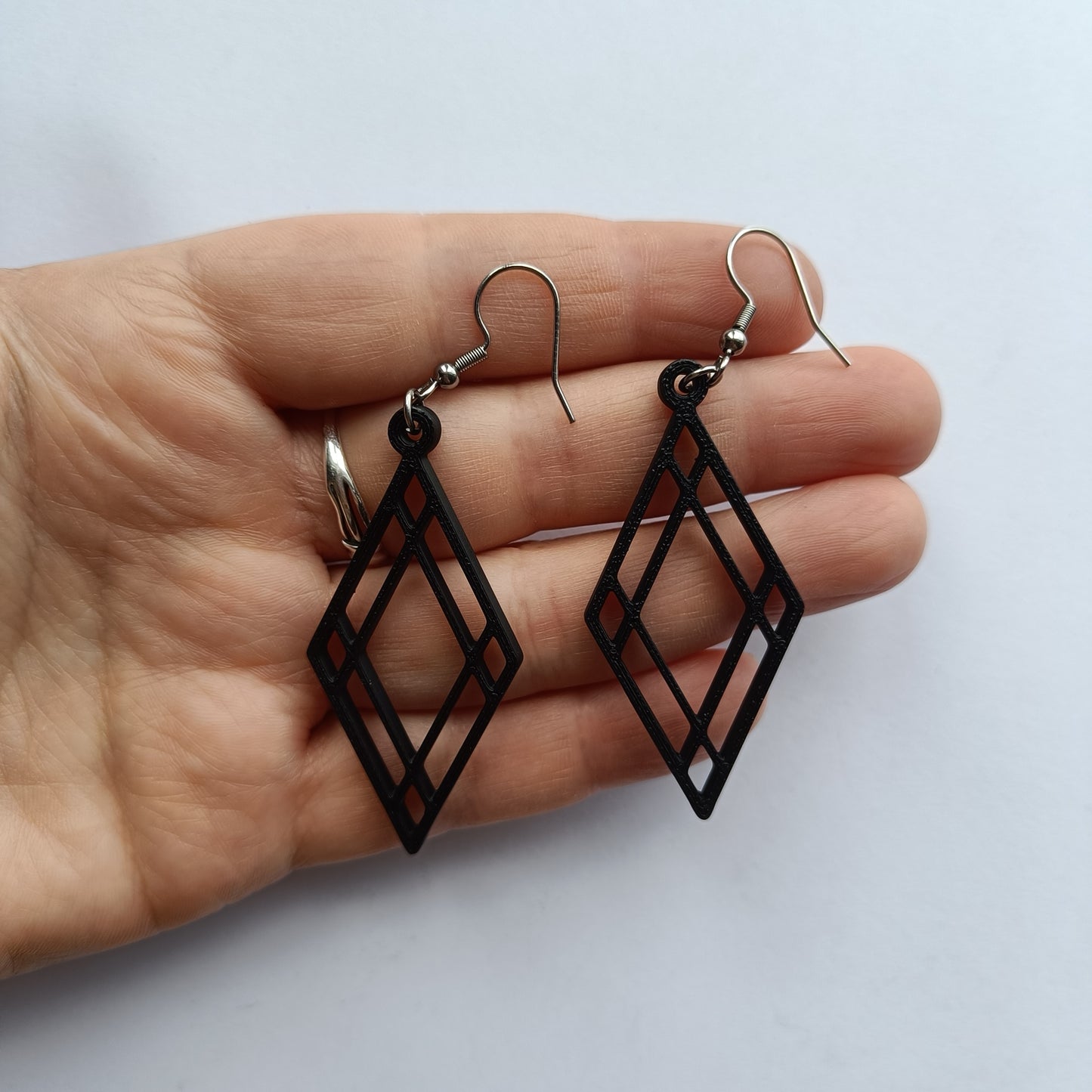 Lightweight Earrings 3D Printed