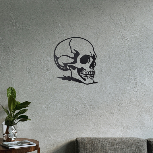 Skull Wall Art – Black | Modern Gothic Decor