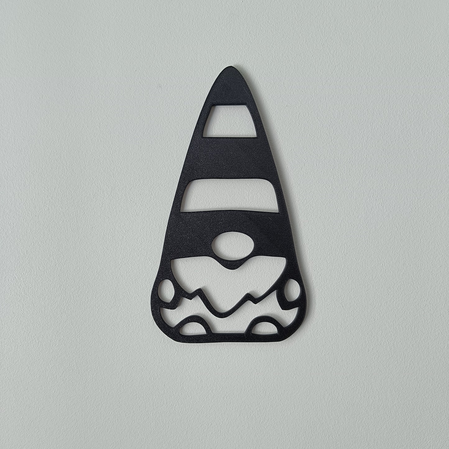 Gnome Wall Art – Black | Playful Modern Decor