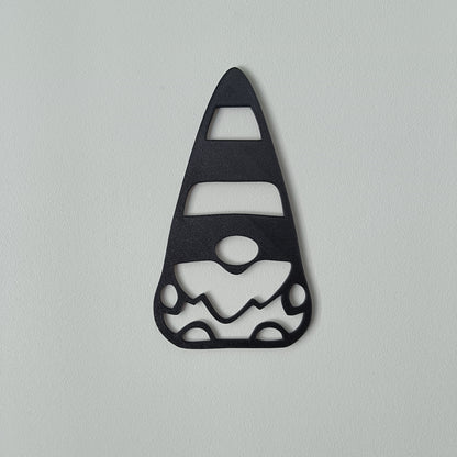 Gnome Wall Art – Black | Playful Modern Decor