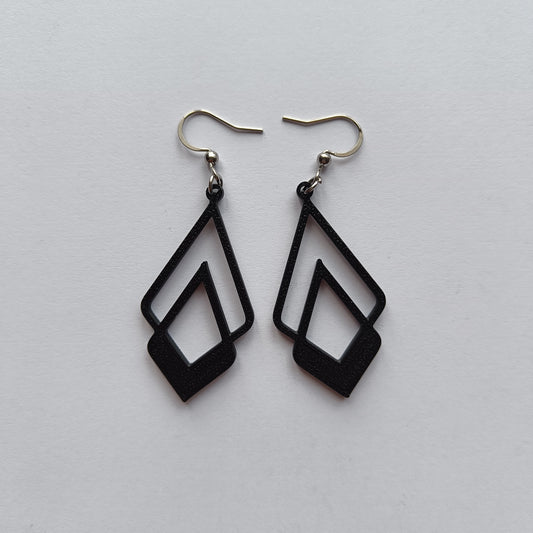 Lightweight Earrings 3D Printed