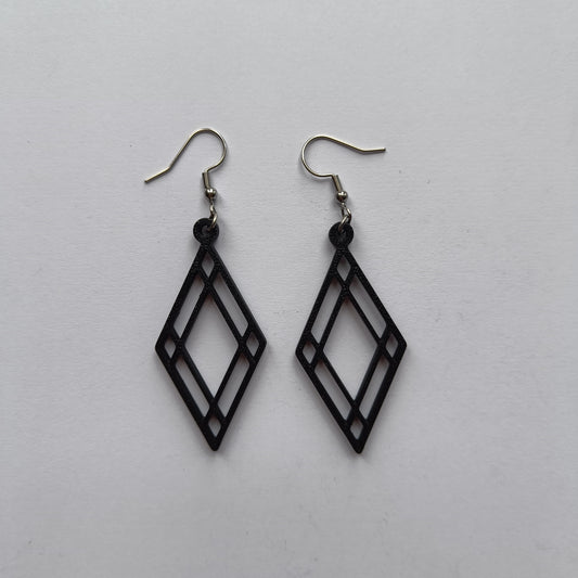 Lightweight Earrings 3D Printed