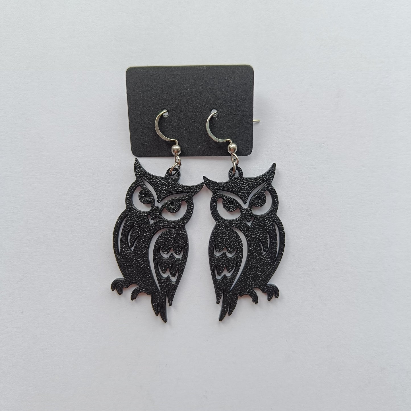 Lightweight Owl Earrings 3D Printed